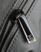 "CHANEL" Karl Lagerfeld design Matelasse chain Black shoulder bag