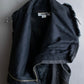 "HELMUT LANG" Fur docking denim switching design zipper best