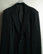 "Y's" 90's-00's Wool rayon single-breasted tailored jacket