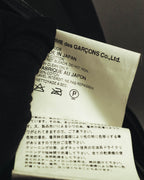 -SPECIAL- "COMME des GARÇONS HOMME" 03AW Asymmetric zip long coat