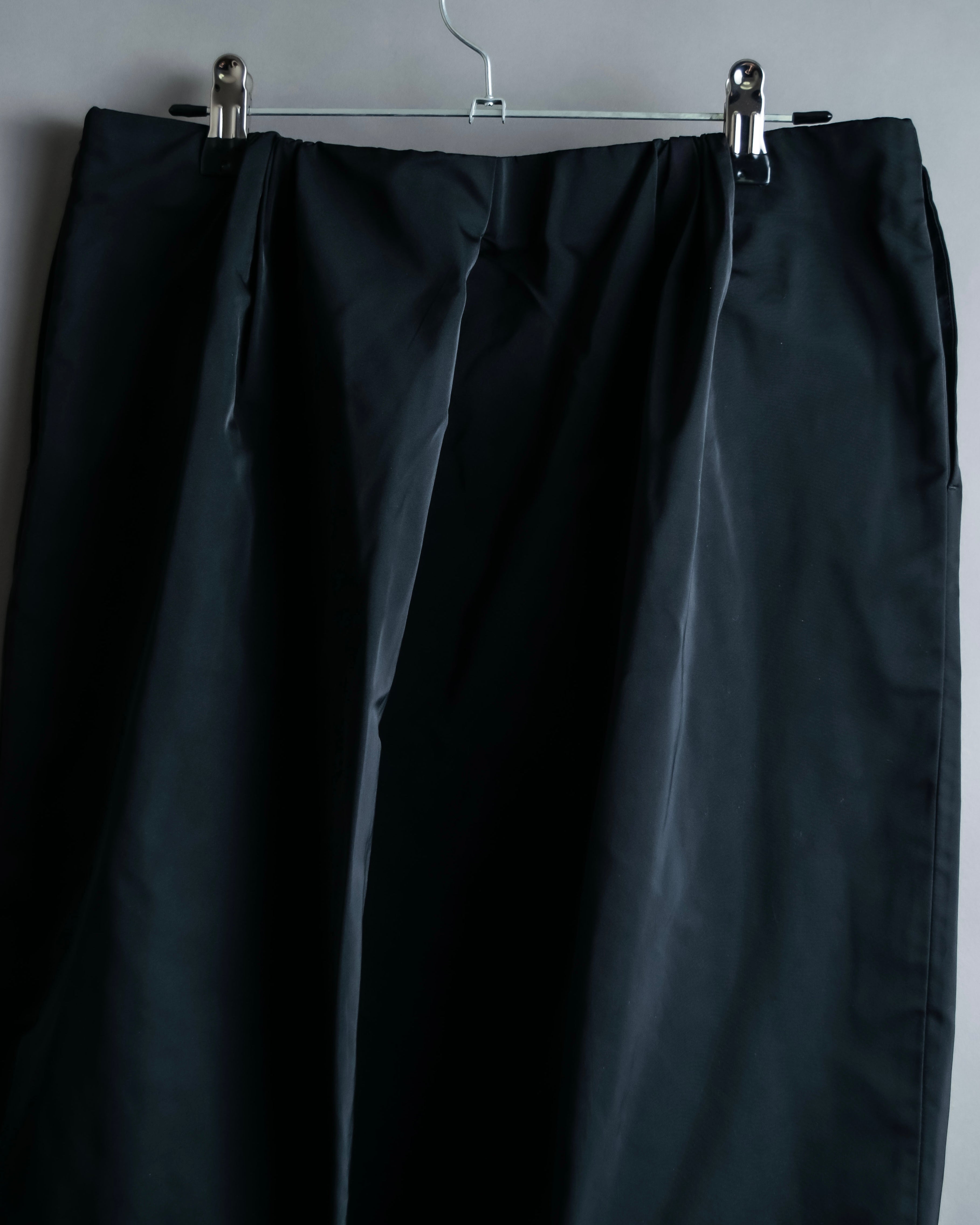 “JIL SANDER” Silk blended tight silhouette skirt