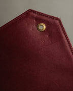 “Cartier” 80’s-90’s Must de Cartier burgundy leather shoulder bag