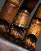 "CHANEL" 99AW Round top gorgeous design ring