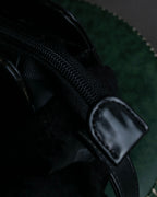 "BALENCIAGA" Horizontal metallic plate design leather shoulder bag