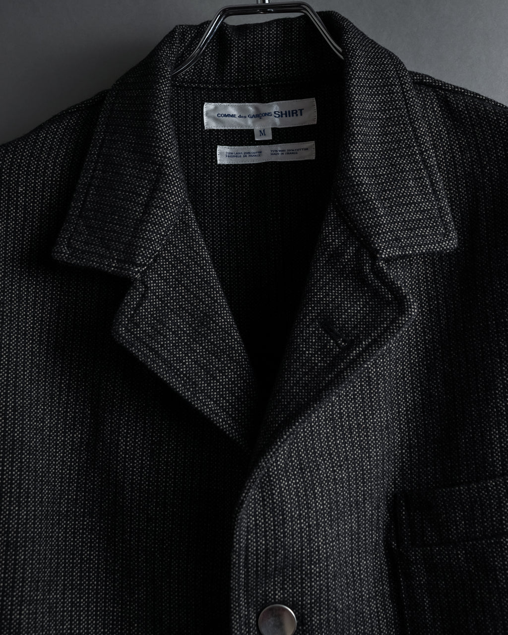 "Comme des Garcons SHIRT" 03AW textured workwear jacket