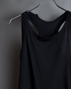 "YOHJI YAMAMOTO FEMME" 13SS
Shoulder cutting sleeveless pullover