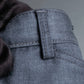 "CHANEL" 100% wool wide tapered slacks