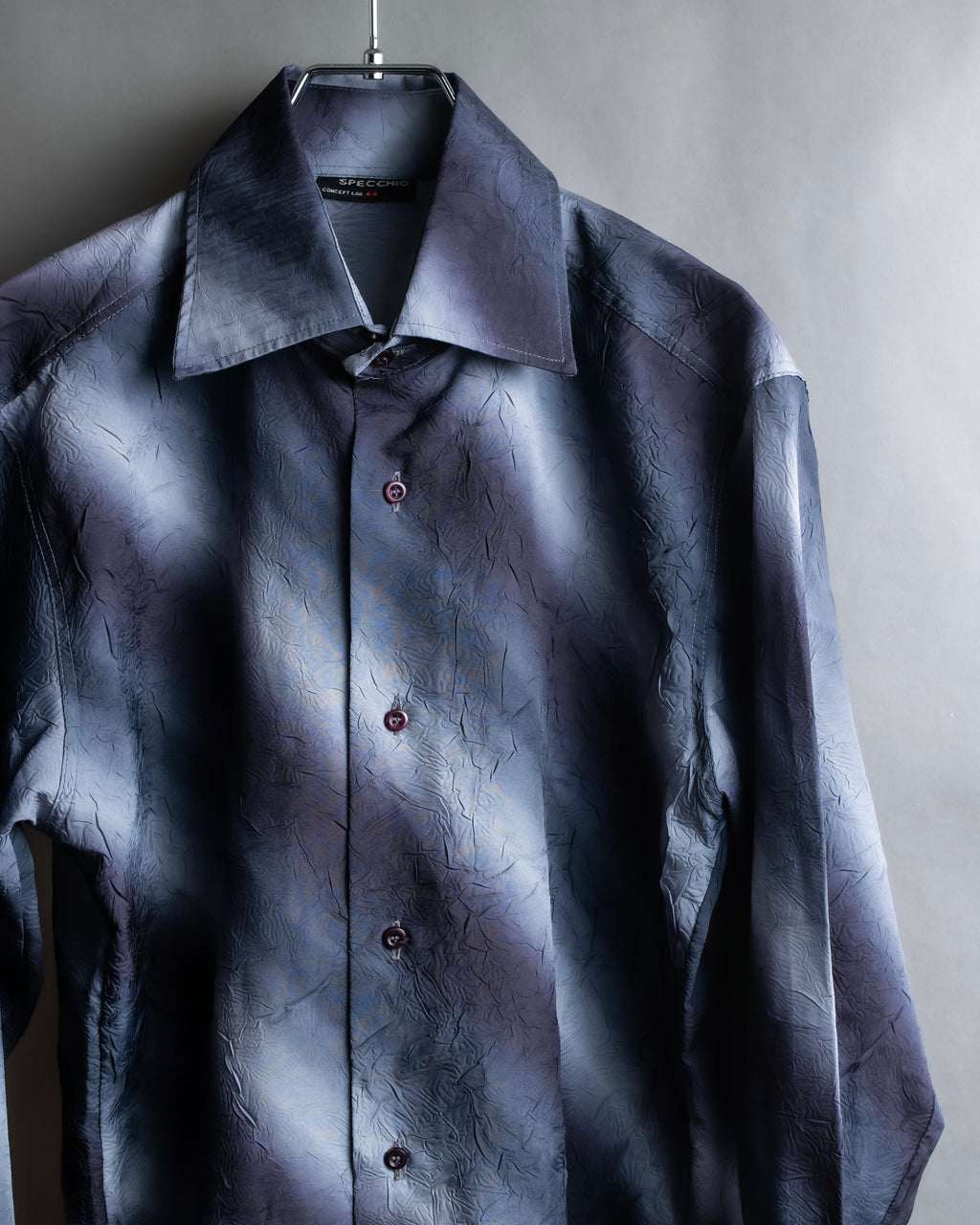 Vintage wrinkled unevenly dyed shirt