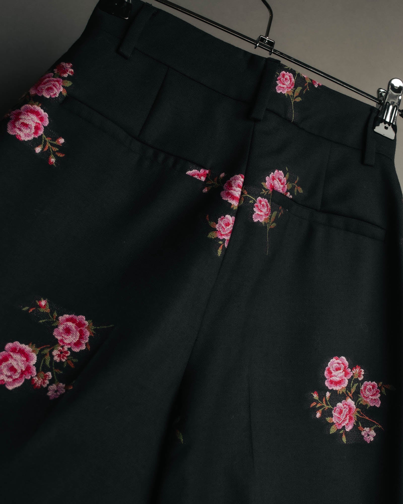 “RED VALENTINO” 2020 Floral jacquard tapered trousers