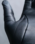 "HERMES" Kelly padlock motif leather gloves