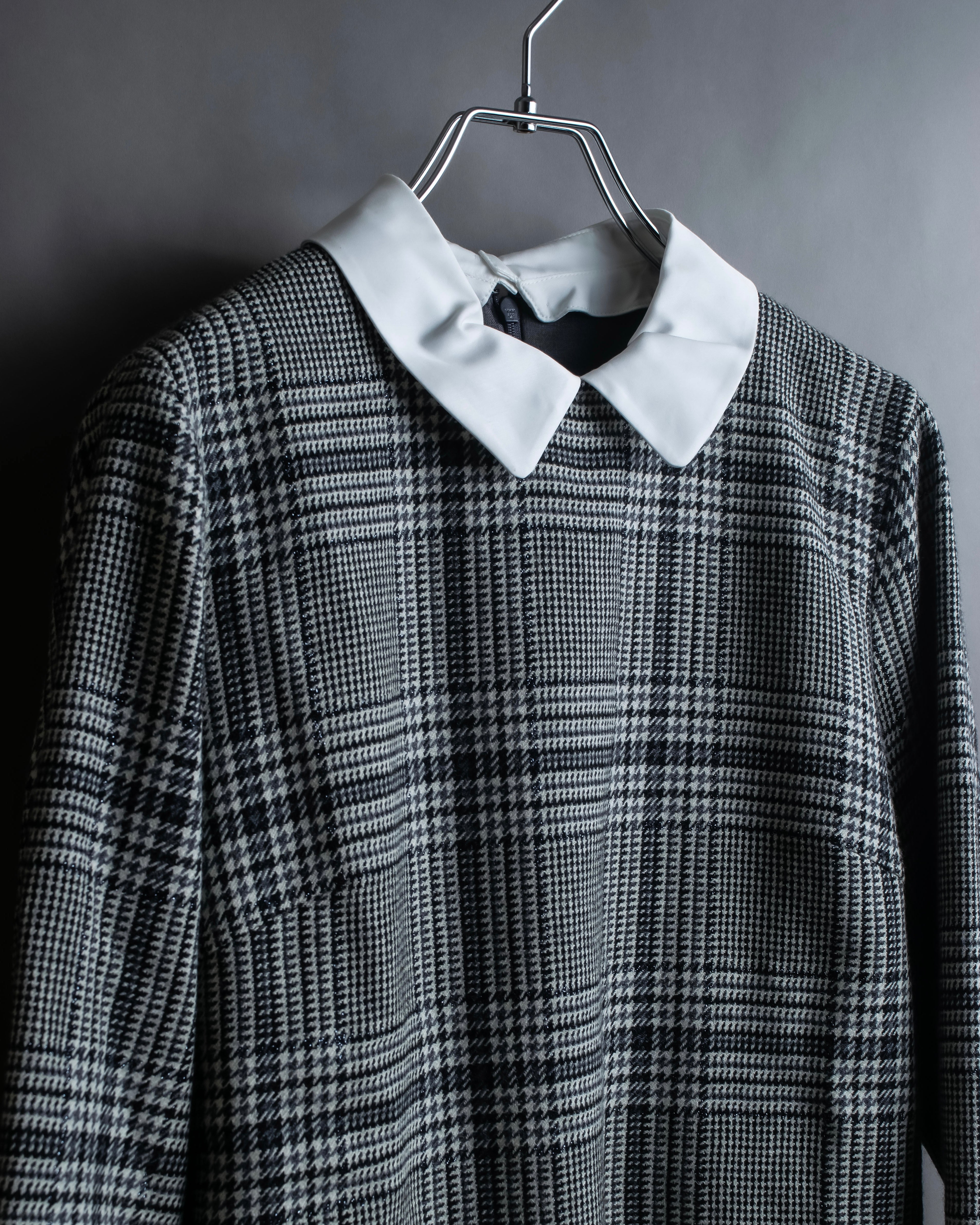 "MACKINTOSH" Glen check pattern straight line dress