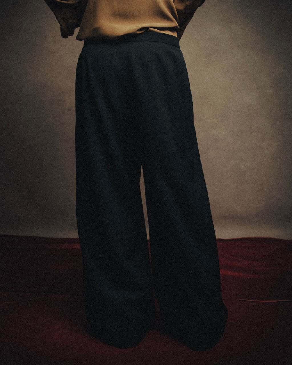 –SPECIAL– “CHANEL” 97AW Wide tuck trousers