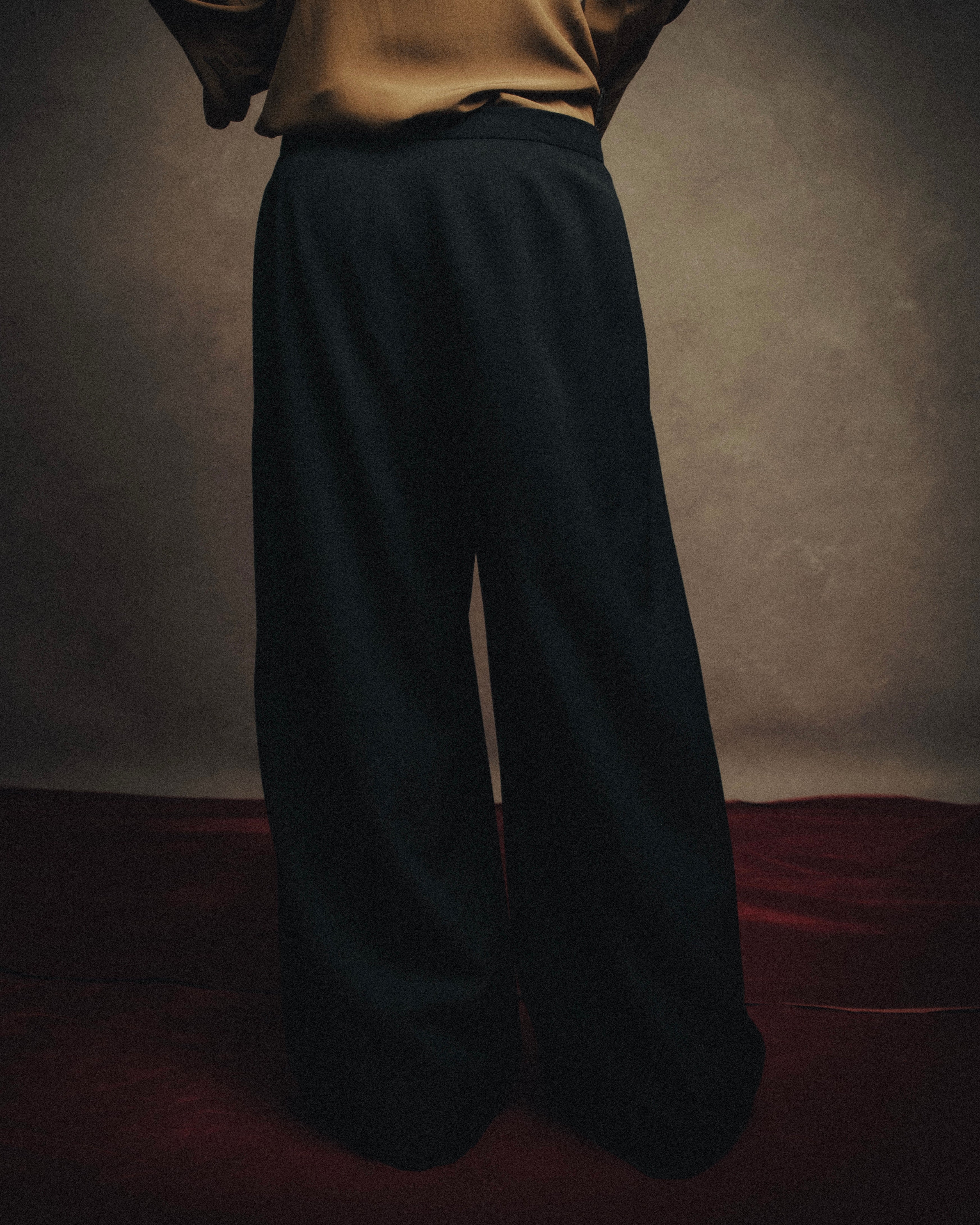 –SPECIAL– “CHANEL” 97AW Wide tuck trousers