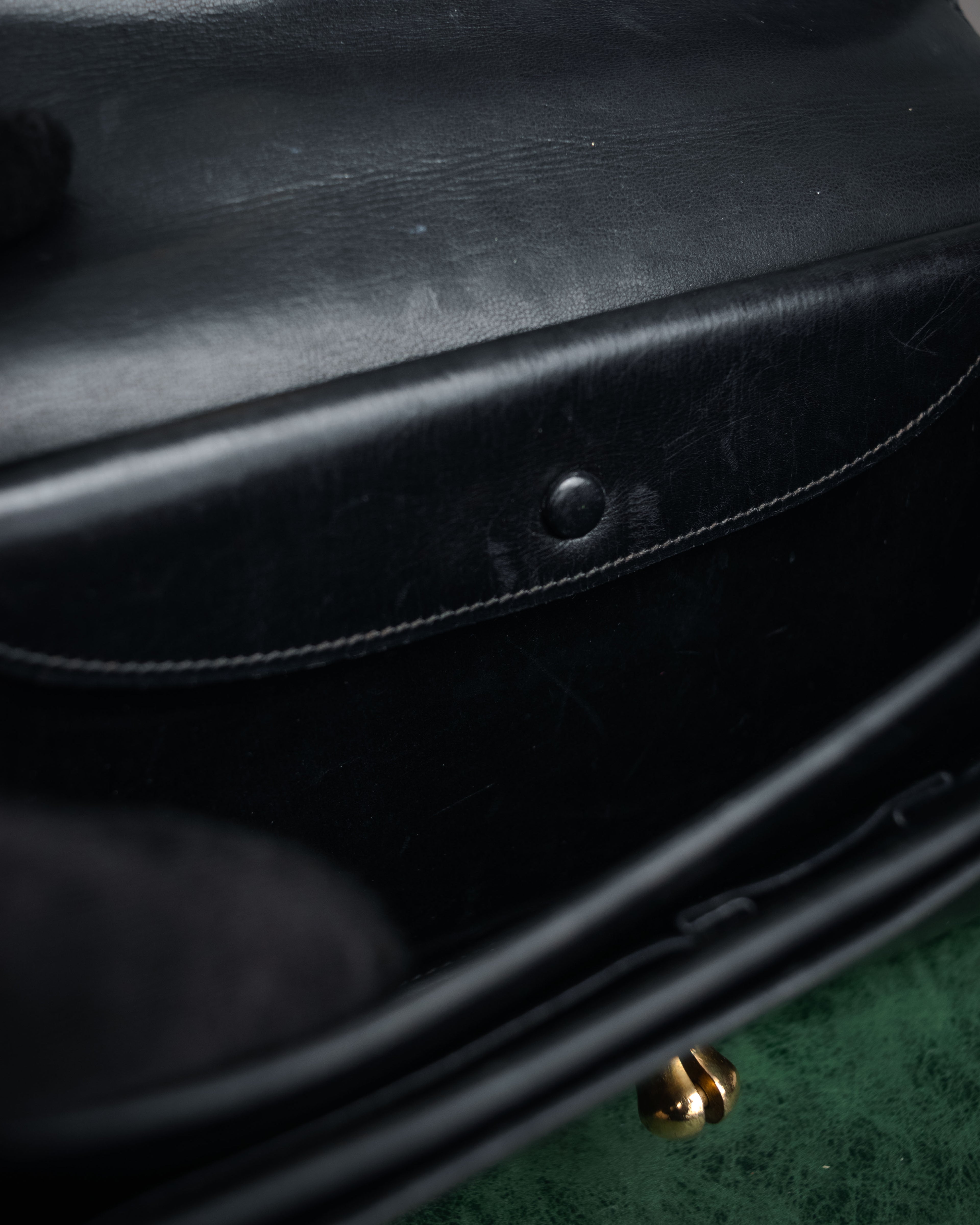 –SPECIAL– “HERMES” 50’s-60’s Escale box calf top handle bag