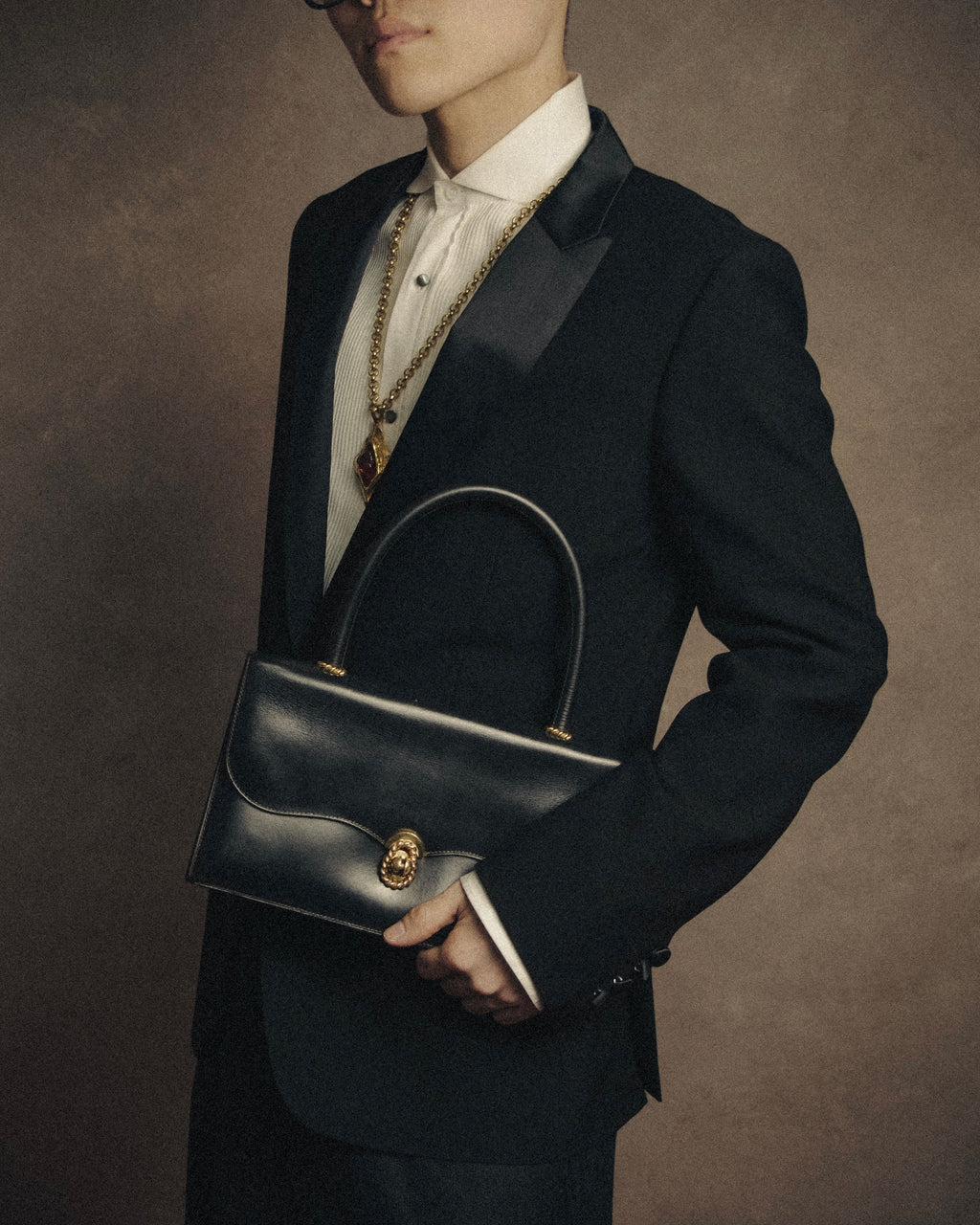 –SPECIAL– “HERMES” 50’s-60’s Escale box calf top handle bag