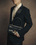 –SPECIAL– “HERMES” 50’s-60’s Escale box calf top handle bag