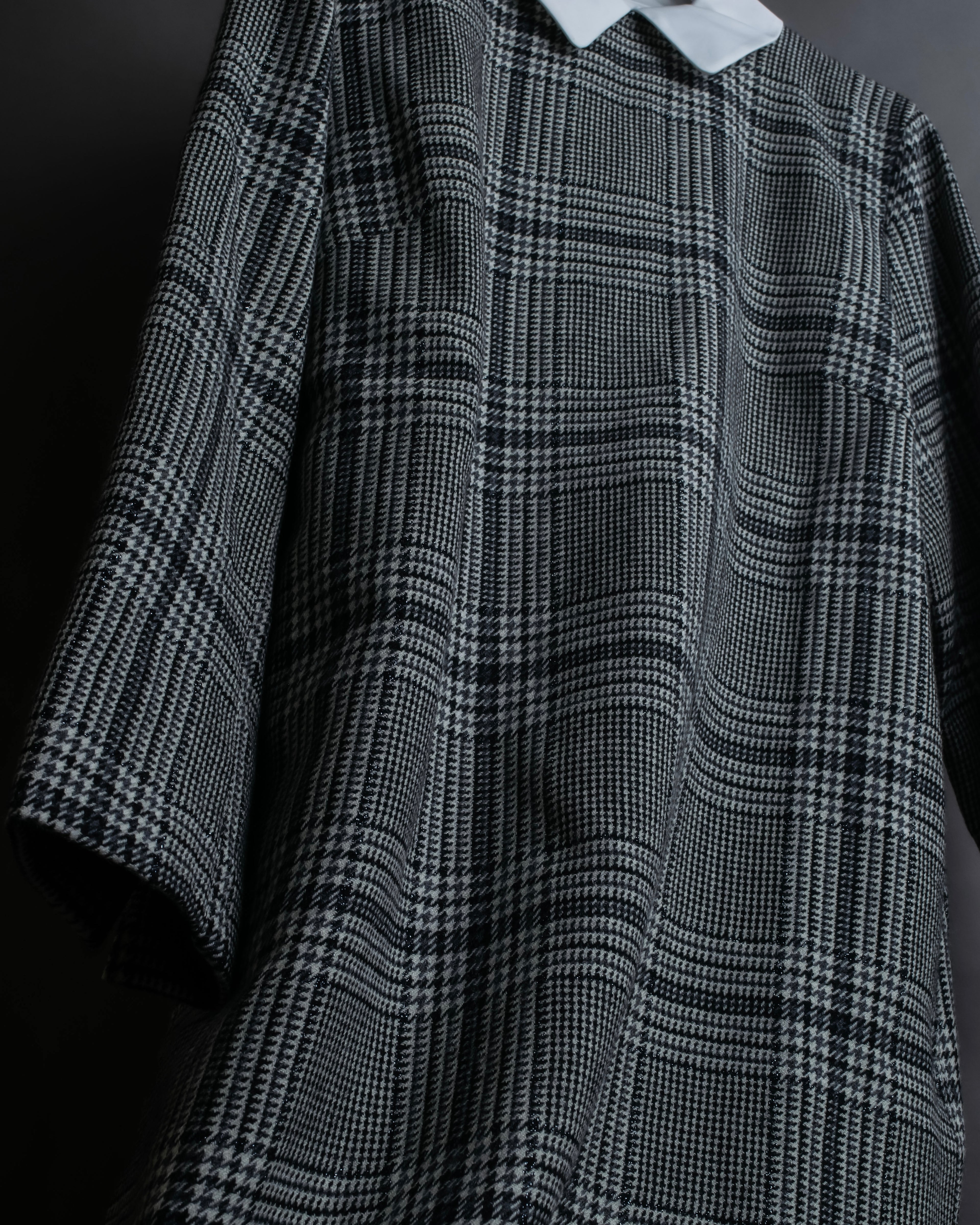 "MACKINTOSH" Glen check pattern straight line dress