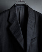 "ARMANI COLLEZIONI" Deep charcoal pinstripe set up