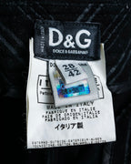 "DOLCE &amp; GABBANA" Pinstripe double-finished slacks