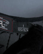 "RRL Ralph Lauren" Sequined beaded plant motif tulle sleeveless dress