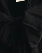 -SPECIAL- "CHANEL" 04AW Sheer bow-tie knit top