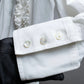 “Dolce&Gabbana”  Front volume frill designed shirt