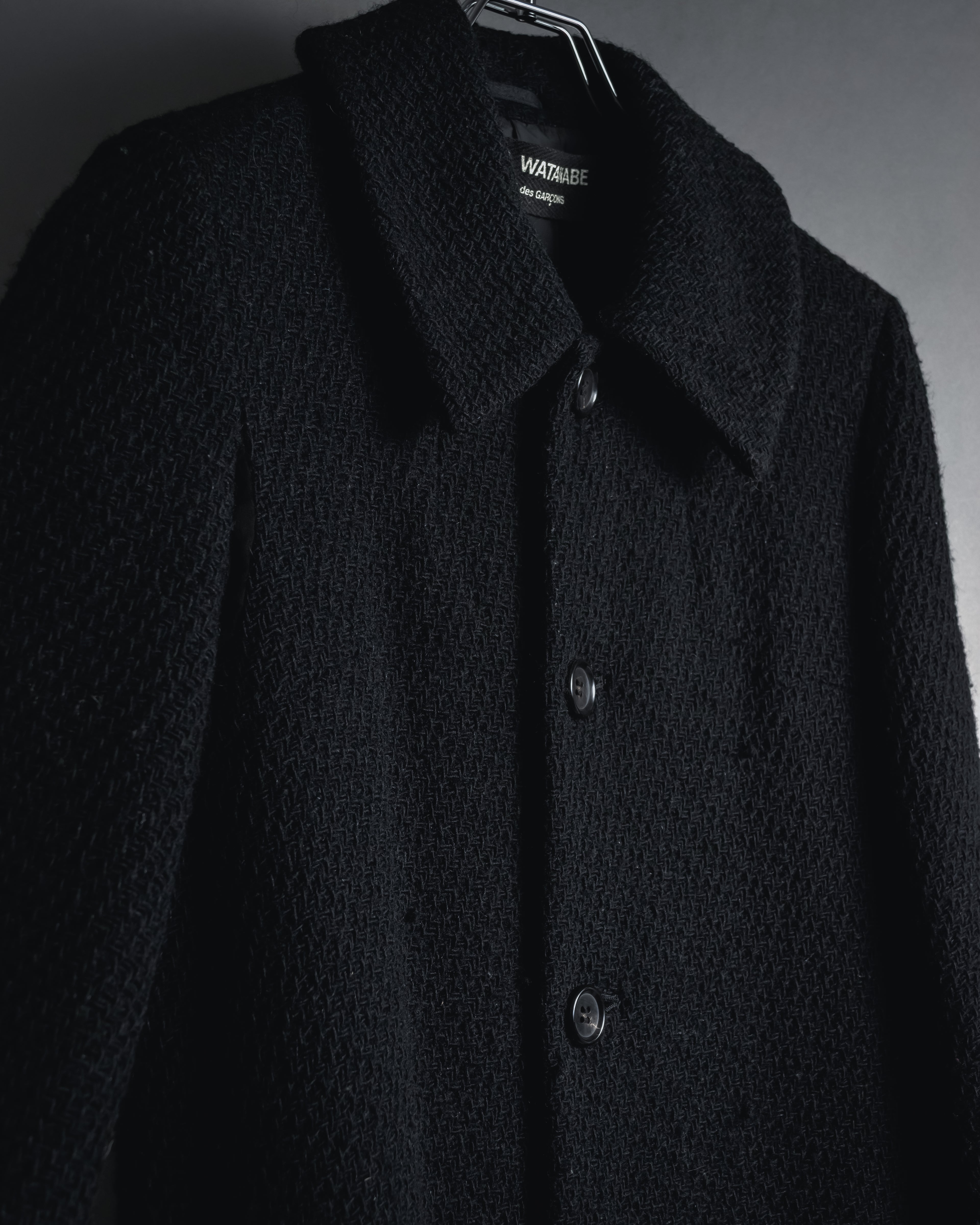 “JUNYA WATANABE” 97AW Textured wool single-breasted coat