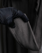 "Rick Owens" 12AW asymmetrical hooded knit cardigan