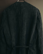 "WEEKEND Max Mara" 10's Soft suede goat leather robe coat