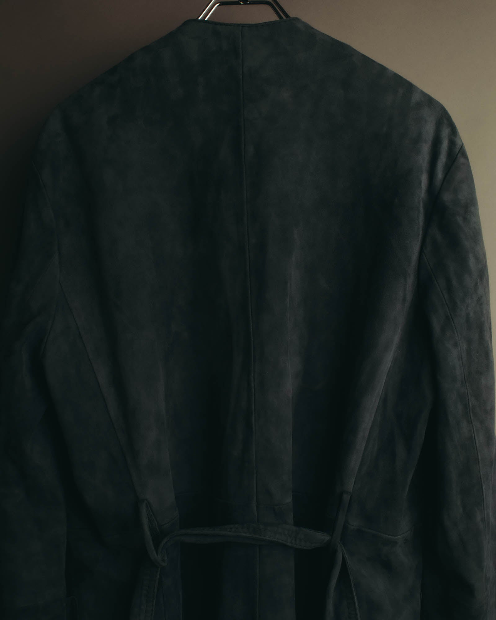 "WEEKEND Max Mara" 10's Soft suede goat leather robe coat