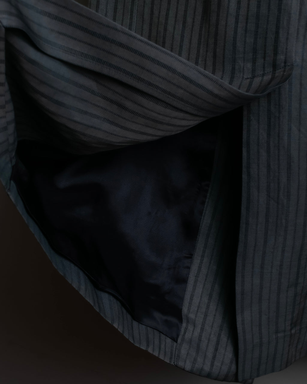 "Acne Studios" Antique design long striped coat