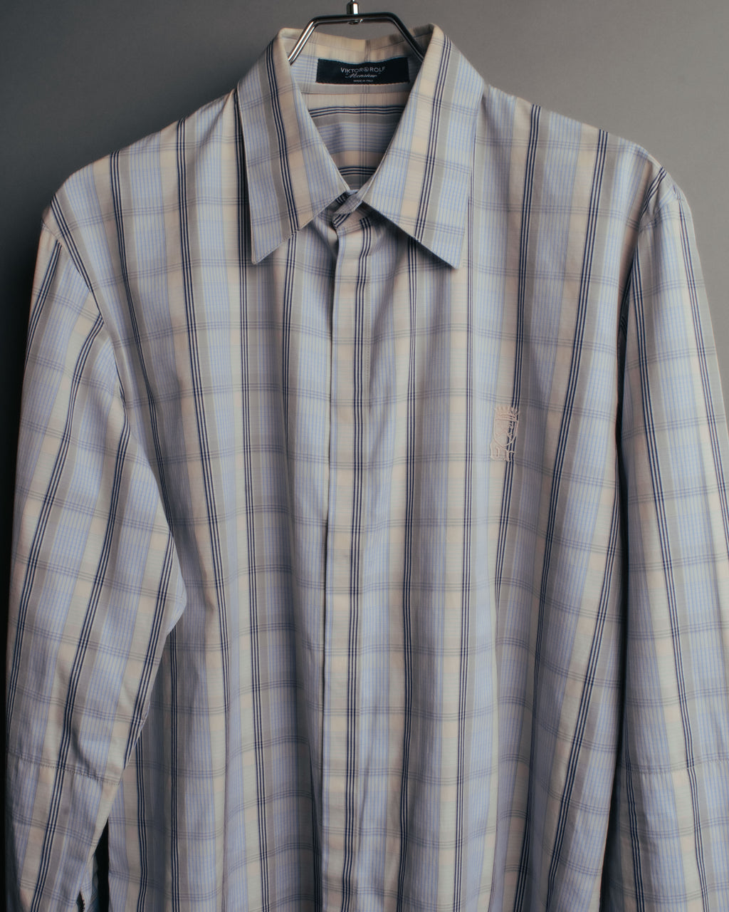“VIKTOR & ROLF Monsieur” 00’s-10’s checked cotton dress shirt