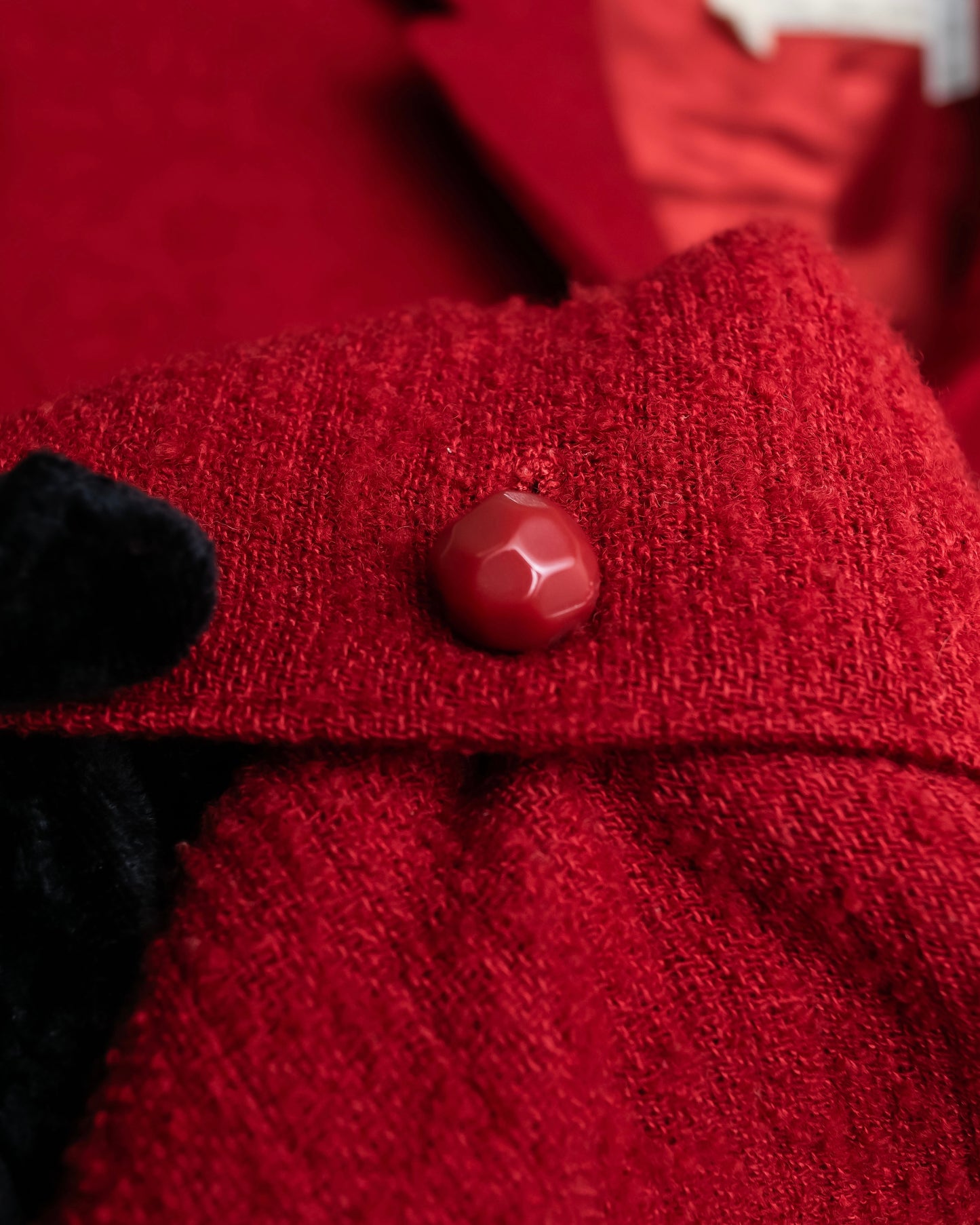 "Salvatore Ferragamo" Vivid red color wool mix tailored jacket