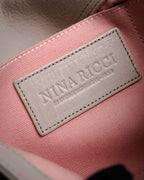 -SPECIAL- “NINA RICCI” 2012’s Ondine draped leather chain pochette bag