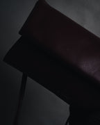 "JIL SANDER" 2018- Minimal Folded leather pochette bag