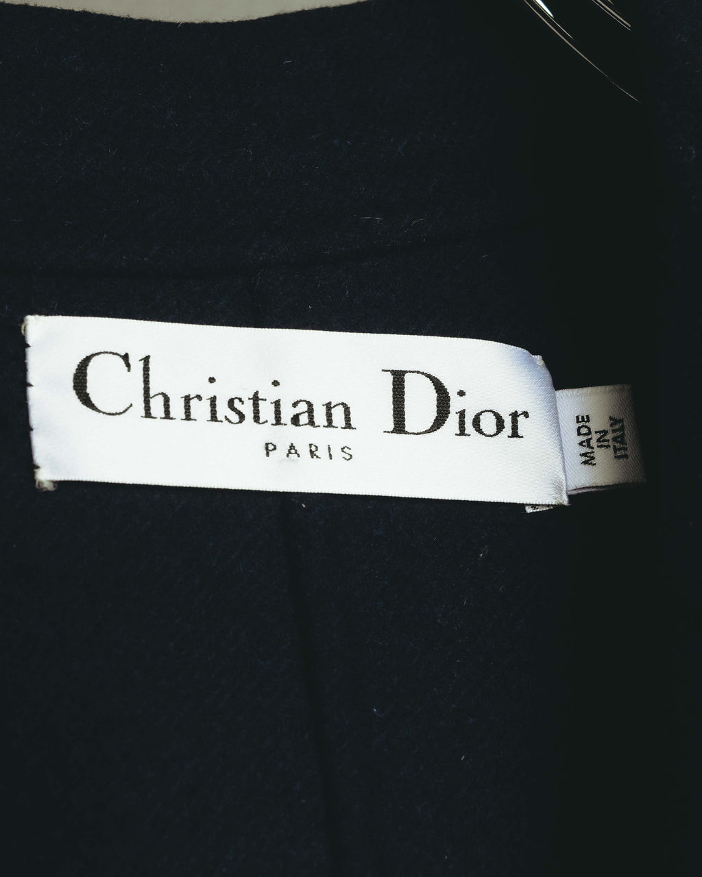 -SPECIAL- “Christian Dior” 2017 AW Navy double breasted A line long coat