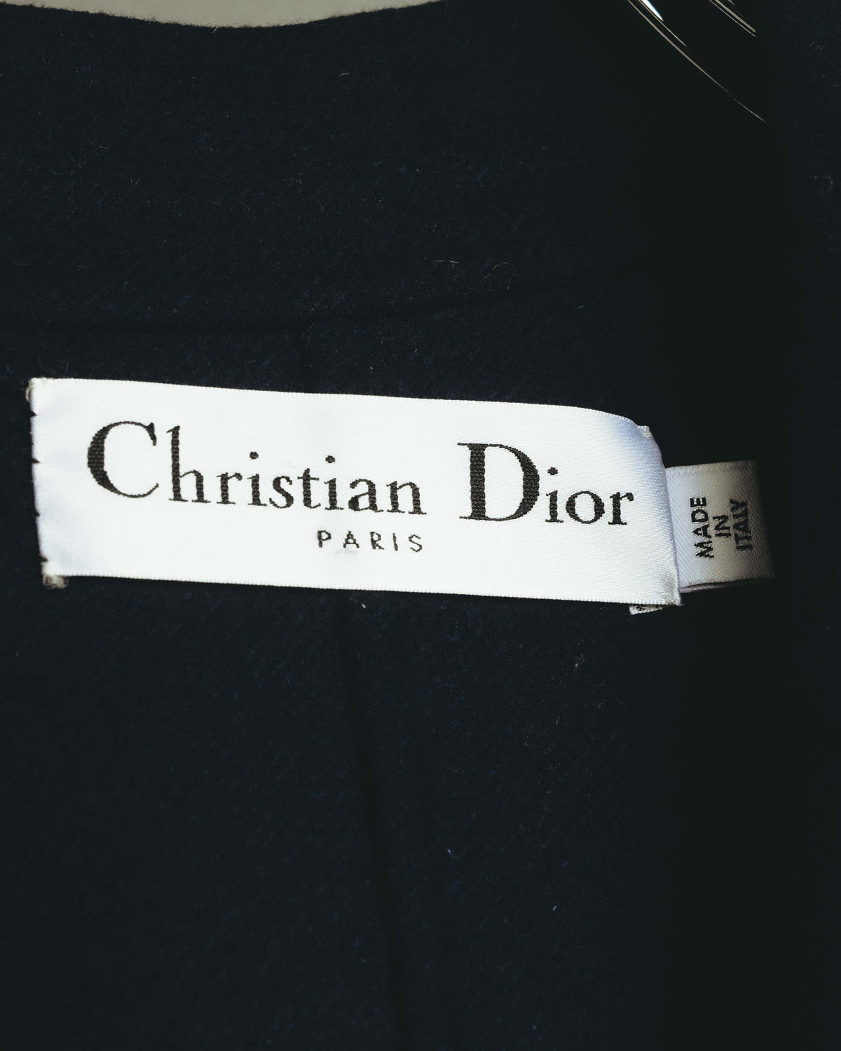-SPECIAL- “Christian Dior” 2017 AW Navy double breasted A line long coat