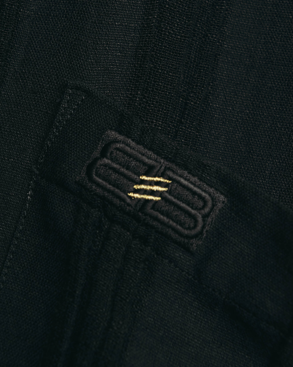 "BALENCIAGA" 80's-90's Textured linen blend shirt