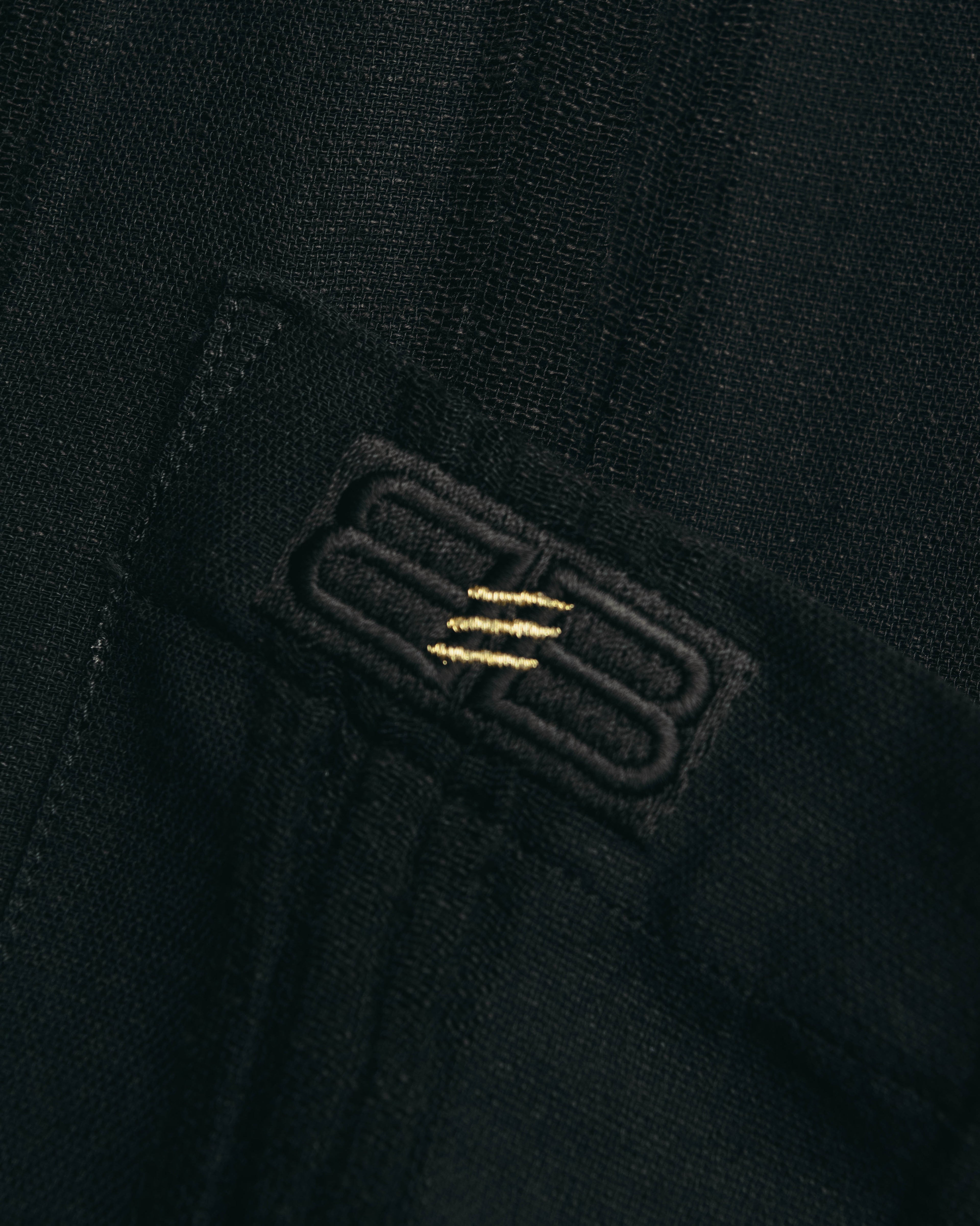 "BALENCIAGA" 80's-90's Textured linen blend shirt