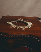 -SPECIAL- "CHANEL" 90's-00's Sculptural pearl fringe choker necklace