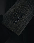 –SPECIAL– "ISSEY MIYAKE MEN" 98AW garment-pleated cotton tailoring set-up