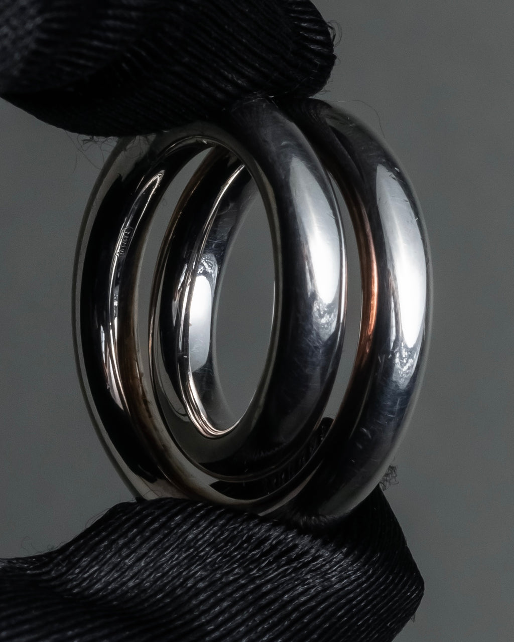 "HERMES" Vertige polished silver 925 ring