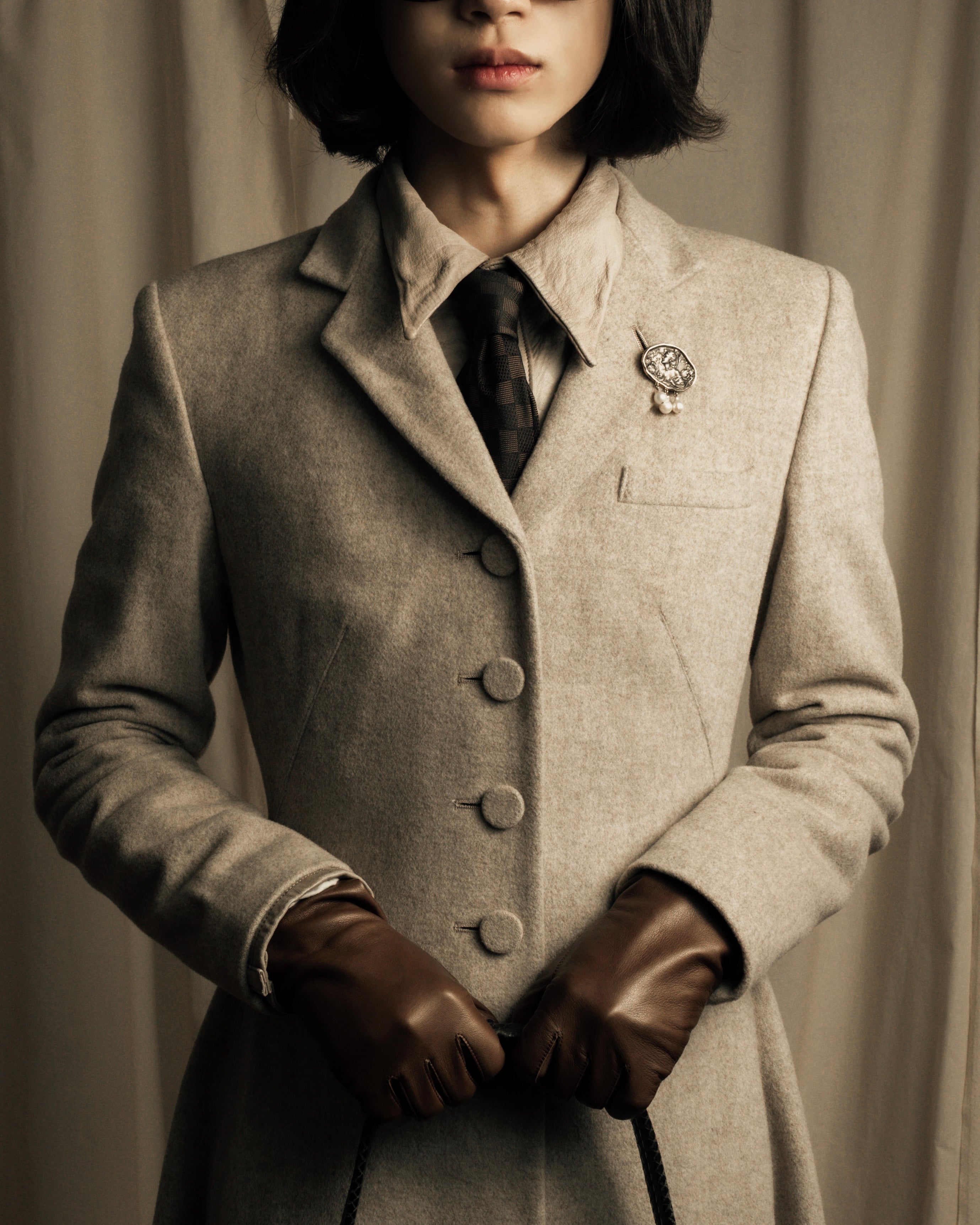 -SPECIAL- "JEAN PAUL GAULTIER"
90's-00's Waist shape A-line silhouette ecryu color super long coat