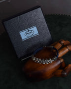 "PRADA" Petal motif crystal bracelet