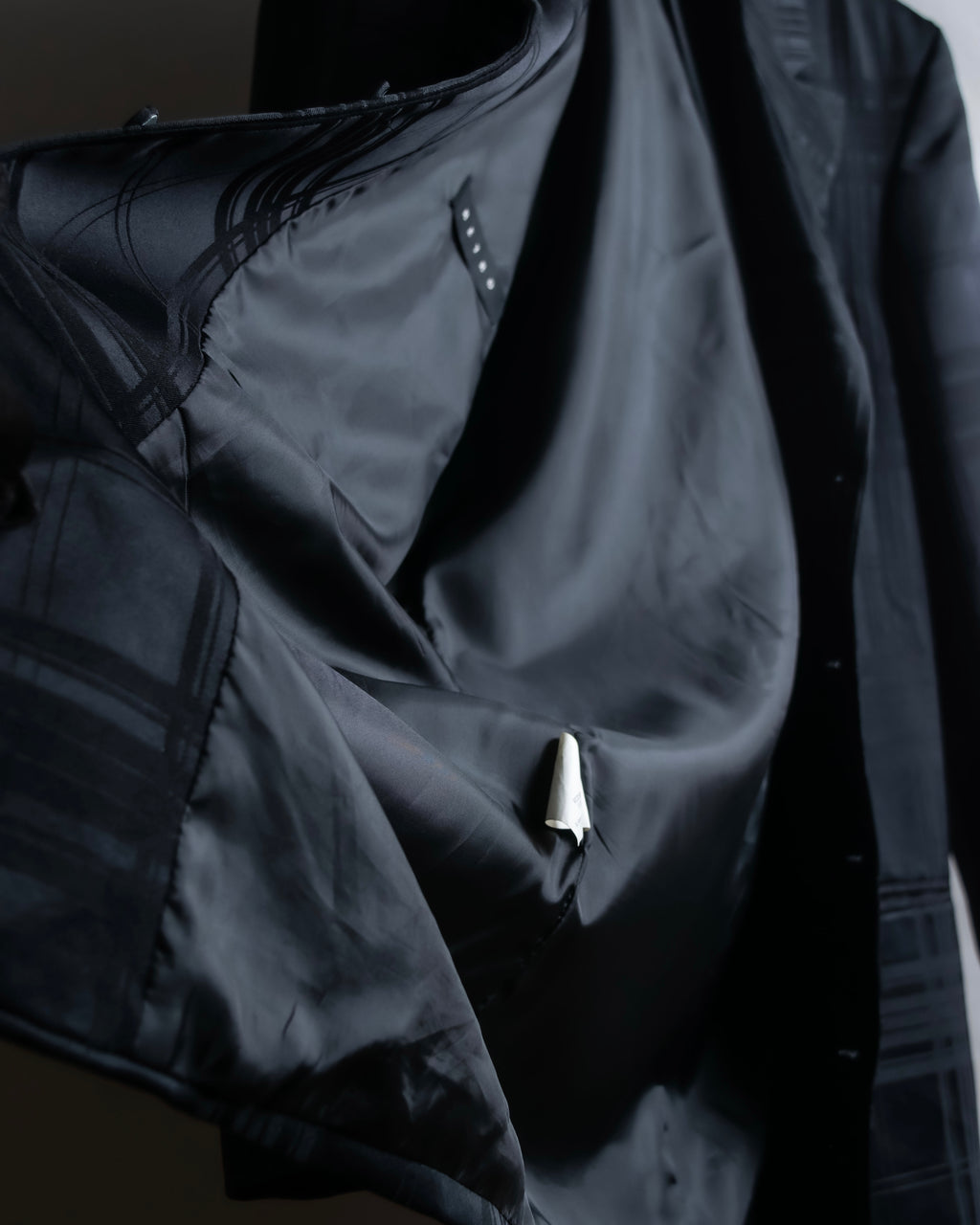 Vintage geometric check oversized tailored jacket