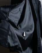 Vintage geometric check oversized tailored jacket