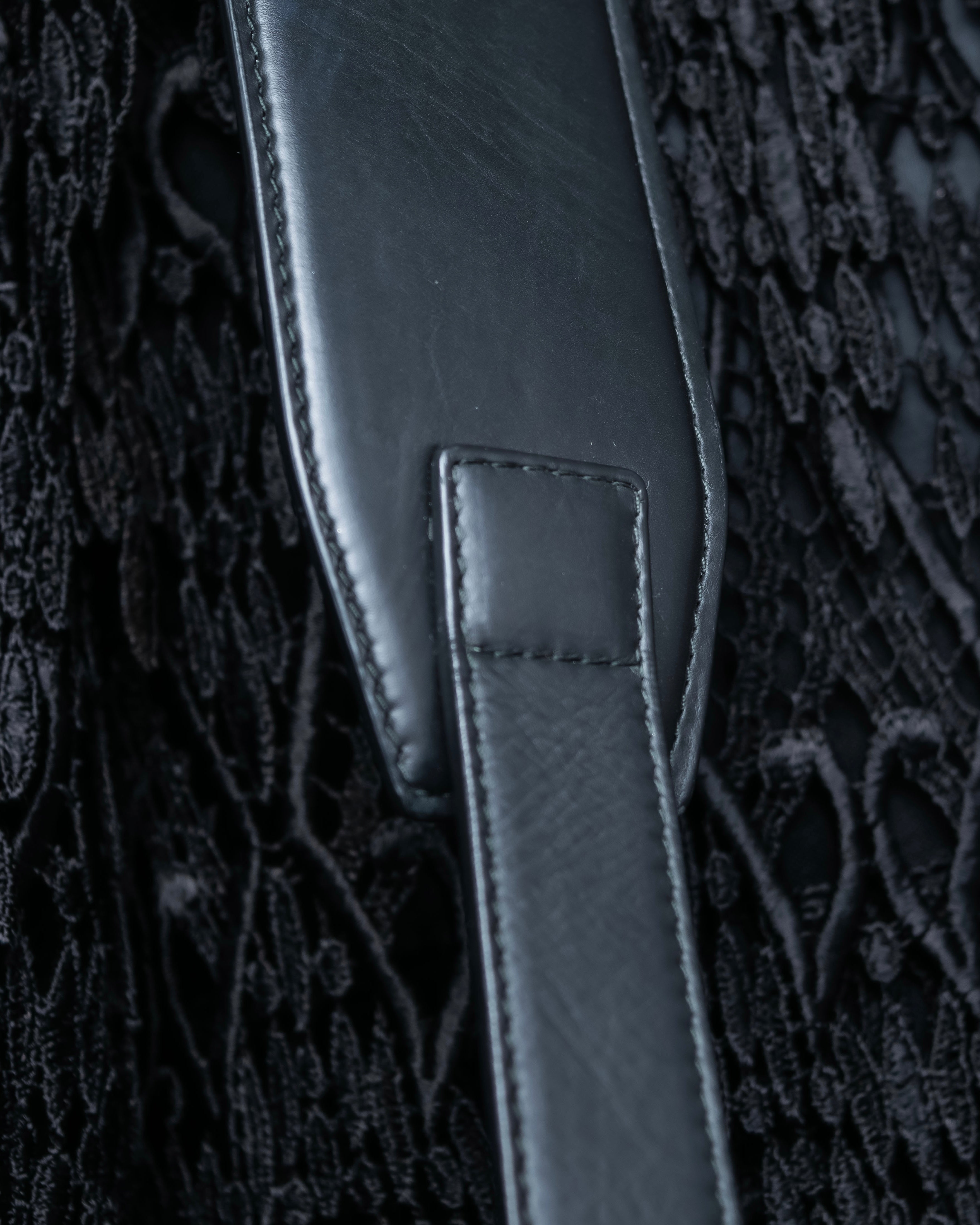 "BOTTEGA VENETA" 19AW Canvas & leather combination 2way bag