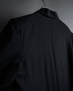 “Christian Dior” 90’s sculpted herringbone chester coat