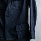 "Y's" 4 pocket military detail black tailored jacket