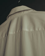 -SPECIAL- "PRADA" 10's-20's Stretch cotton silk-touch dress shirt
